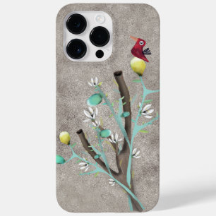 レモンライムツリー白絵を描咲きアートグレイ Case-Mate iPhone 14 PRO MAXケース