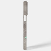 レモンライムツリー白絵を描咲きアートグレイ Case-Mate iPhoneケース (裏面 / 右)