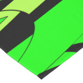 レモンライム抽象芸術アート ショートテーブルランナー (コーナー)