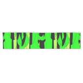 レモンライム抽象芸術アート ショートテーブルランナー (横)