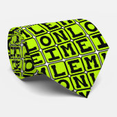 レモンライム、カラー ネクタイ (ロール)
