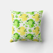 レモンライム|レモンライムスライスのサニーシトラス クッション (裏面)