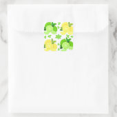 レモンライム|レモンライムスライスのサニーシトラス スクエアシール (バッグ)