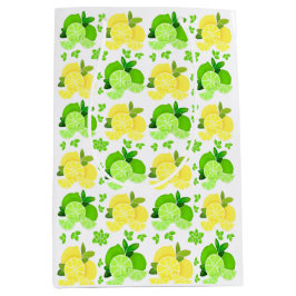 レモンライム|レモンライムスライスのサニーシトラス ミディアムペーパーバッグ