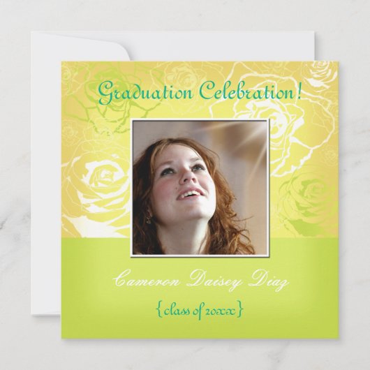 レモンライム ローズ ご案内 招待状 (正面)