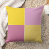 レモンラズベリよくはしゃぐースクウェア クッション (ブランケット)