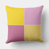 レモンラズベリよくはしゃぐースクウェア クッション (裏面)