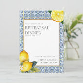 レモンリハ地中海のーサルディナー招待状 招待状 (スタンド正面)