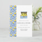 レモンリハ地中海のーサルディナー招待状 招待状 (スタンド正面)