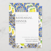 レモンリハ地中海のーサルディナー招待状 招待状 (正面/裏面)