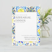 レモンリハ地中海のーサルディナー招待状 招待状 (スタンド正面)