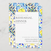 レモンリハ地中海のーサルディナー招待状 招待状 (正面/裏面)