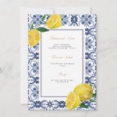 レモンリハ地中海のーサルディナー招待状 招待状 (裏面)