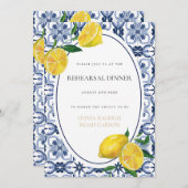 レモンリハ地中海のーサルディナー招待状 招待状 (正面/裏面)