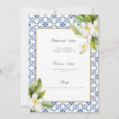 レモンリハ地中海のーサルディナー招待状 招待状 (裏面)