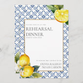 レモンリハ地中海のーサルディナー招待状 招待状 (正面/裏面)