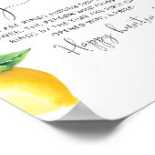 レモンリングハント ブライダルシャワーゲーム ポスター (角)