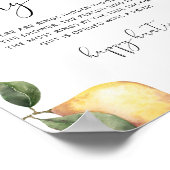 レモンリングハント ブライダルシャワーゲーム ポスター (角)