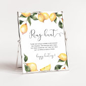 レモンリングハント ブライダルシャワーゲーム ポスター