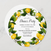 レモンリースパーティー 招待状 (正面/裏面)
