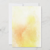 レモンリース水彩ブライダルシャワー招待 招待状 (裏面)