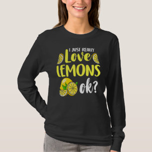 レモンレモネードジュース女性男性 Tシャツ