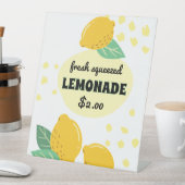 レモンレモネードスタンドカスタム 台座サイン (インサイチュ)