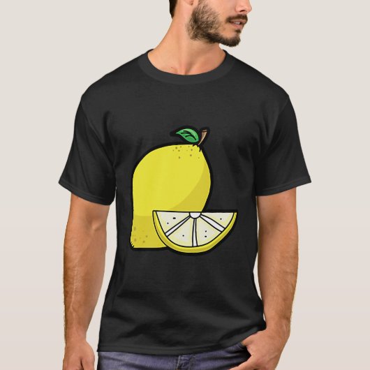 レモンレモンシトラスフルーツ Tシャツ (正面)