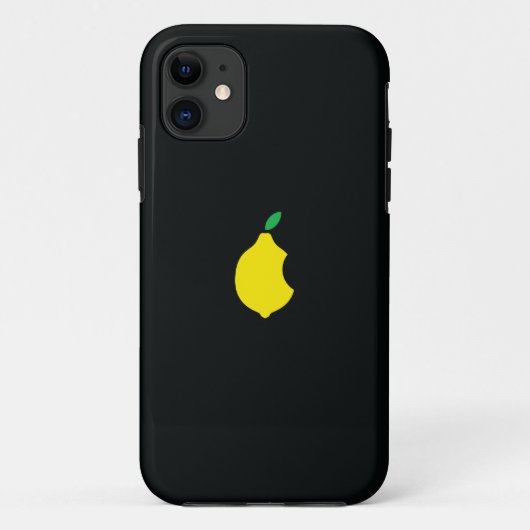 レモンロゴのカスタムなiPhone 5の場合 Case-Mate iPhoneケース (裏面)