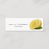 レモンロゴ スキニー名刺 (正面)