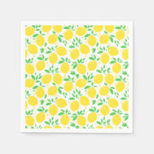 レモン付きナプキン スタンダードカクテルナプキン (正面)