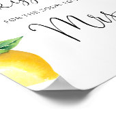 レモン何人のキスブライダルシャワーゲームポスター ポスター (角)