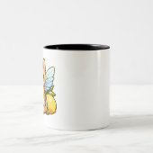 レモン入りの可愛い妖精 ツートーンマグカップ (中央)