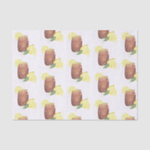 レモン入りの甘いお茶