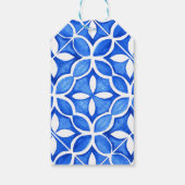 レモン入りトスカーナのタイル水彩 ギフトタグ (裏面)