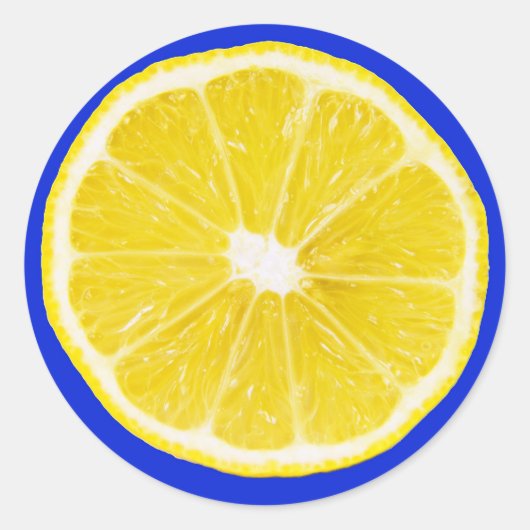 レモン切り ラウンドシール (正面)