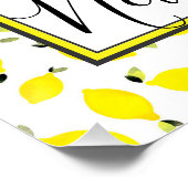 レモン🍋勝者は決してやめやる気を起こさせる引用文 ポスター (コーナー)