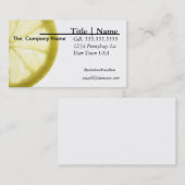 レモン名刺 名刺 (正面/裏面)