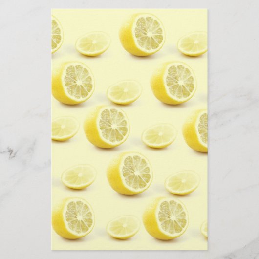 レモン固定 便箋 (正面)
