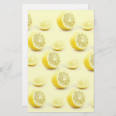 レモン固定 便箋 (正面/裏面)