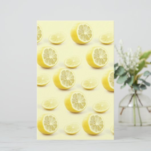 レモン固定 便箋 (スタンド正面)