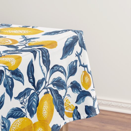 レモン地中海ののシームレスなパターン テーブルクロス (インサイチュ)