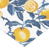 レモン地中海ののシームレスなパターン ミディアムテーブルランナー (コーナー)