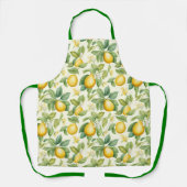 レモン地中海のの花柑橘類 エプロン (正面)