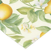 レモン地中海のの花柑橘類 ロングテーブルランナー (コーナー)