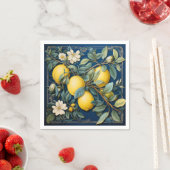 レモン地中海のサマーシトラス スタンダードカクテルナプキン (インサイチュ)