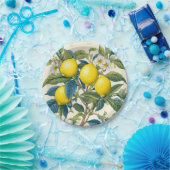 レモン地中海のサマーシトラス ペーパープレート (パーティー)