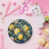 レモン地中海のサマーシトラス ペーパープレート (パーティー)