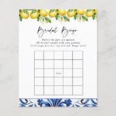 レモン地中海のズブライダルシャワービンゴゲーム (正面)