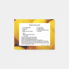 レモン塊のレシピのポスト・イット ポストイット